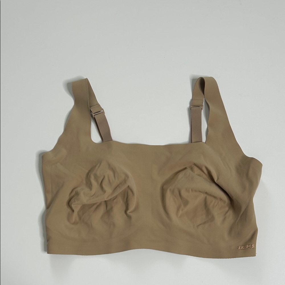 Skims Seamless Tan Bralette